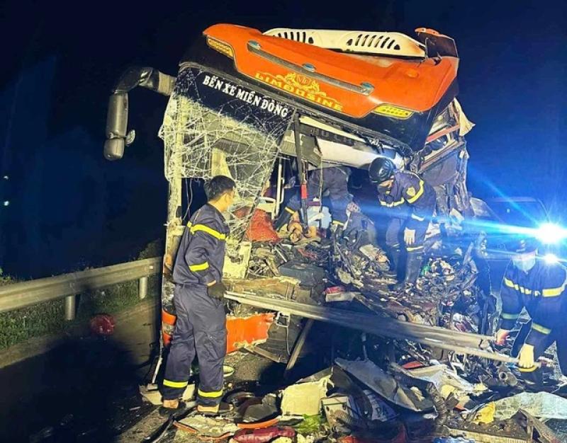 Tai nạn trên cao tốc Đà Nẵng–Quảng Ngãi: Kiểm tra ma túy đối với tài xế - Ảnh 1.