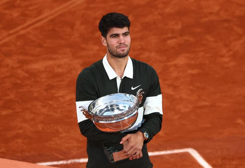 Alcaraz vô địch Roland Garros 2025: Cú lội ngược dòng kinh điển, thắng nghẹt thở Sinner- Ảnh 16.