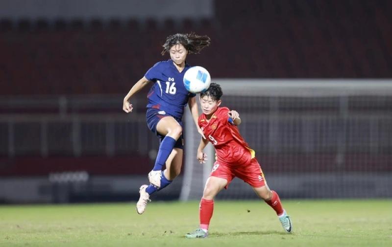 U.19 nữ Việt Nam chưa thể vượt qua Thái Lan- Ảnh 1.