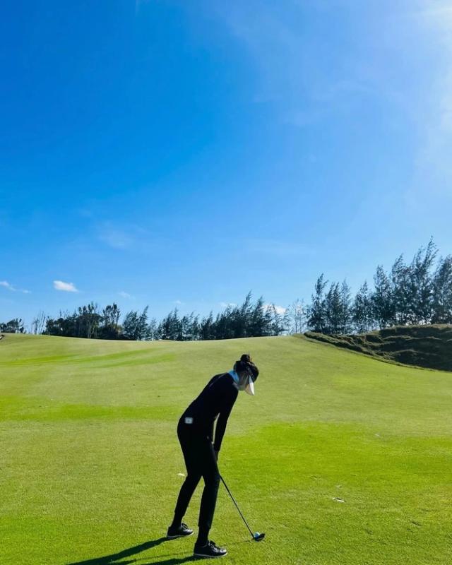 Á hậu Huyền My 'tự ái', bỏ chơi golf vì bị chê đen…- Ảnh 2.