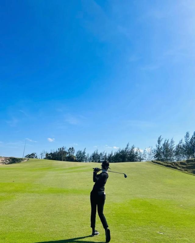Á hậu Huyền My 'tự ái', bỏ chơi golf vì bị chê đen…- Ảnh 3.