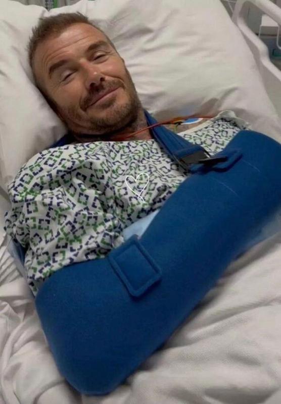 Sức khỏe hiện tại của David Beckham sau ca phẫu thuật chấn thương cổ tay - Ảnh 2.