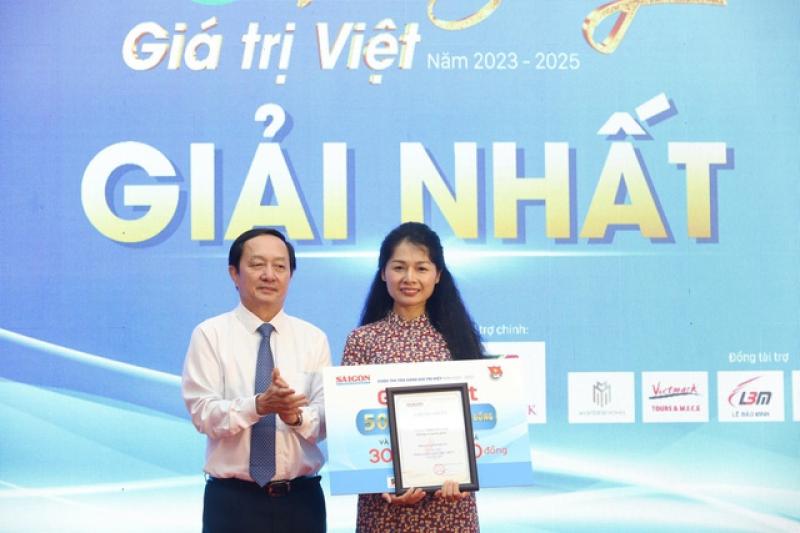Báo Sài Gòn Giải Phóng trao giải 1 tỉ đồng cuộc thi Tỏa sáng giá trị Việt - Ảnh 2.