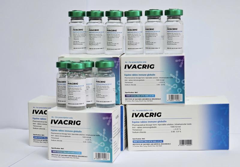 IVACRIG: Huyết thanh kháng dại tinh sạch, an toàn hơn, hiệu quả hơn- Ảnh 1. IVACRIG: Huyết thanh kháng dại tinh sạch, an toàn hơn, hiệu quả hơn- Ảnh 1.