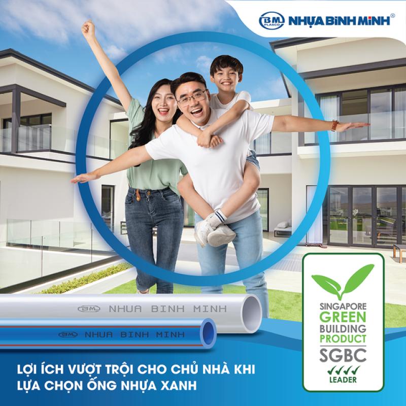 Lợi ích vượt trội cho chủ nhà khi lựa chọn ống nhựa xanh- Ảnh 1.