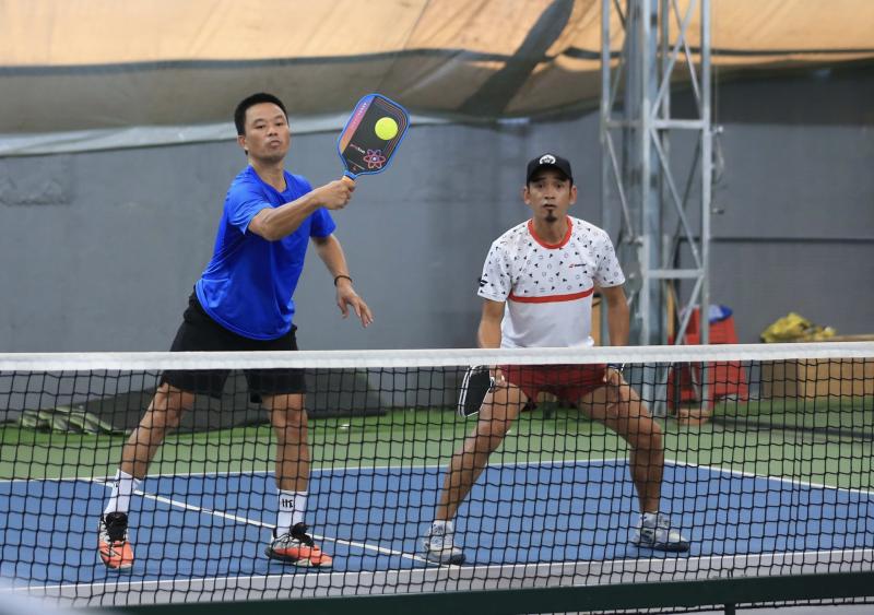 Tranh tài hấp dẫn tại giải pickleball 'Hội thao những người làm báo TP.HCM'- Ảnh 3.
