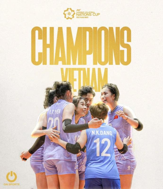 Bích Tuyền bùng nổ rực rỡ, đội tuyển bóng chuyền nữ Việt Nam vô địch AVC Nations Cup 2025- Ảnh 3.