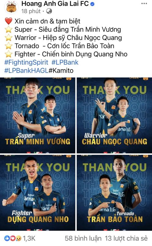 Minh Vương xúc động nghẹn ngào nói lý do chia tay HAGL, cảm ơn bầu Đức - Ảnh 1.