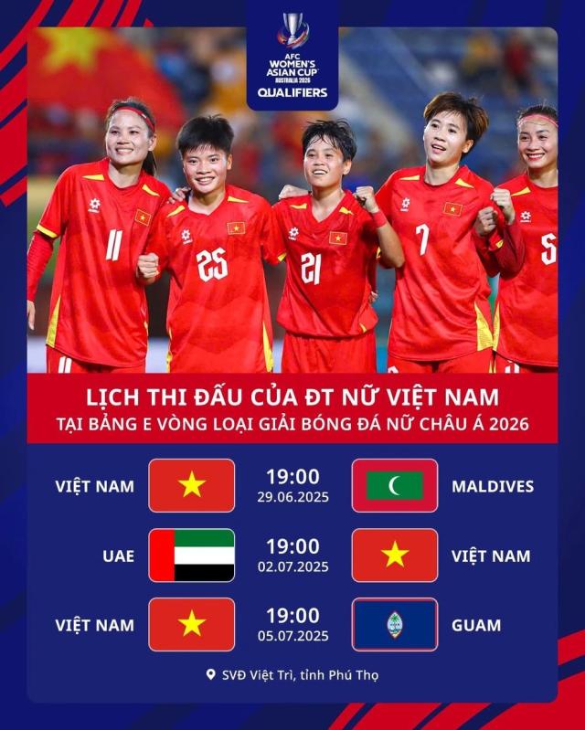 Lịch thi đấu đội tuyển nữ Việt Nam tại vòng loại châu Á: Phát độc quyền trên kênh nào?- Ảnh 5.