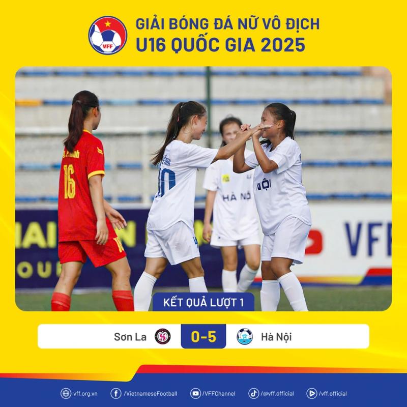 Đàn em Thanh Nhã khởi đầu như mơ giải U.16 nữ quốc gia: Thắng đậm Sơn La- Ảnh 5.