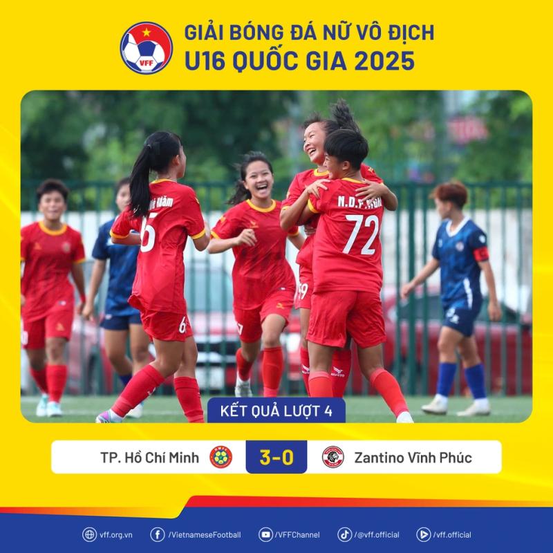 U.16 TP.HCM thắng đậm, quyết liệt bám đuổi tốp đầu giải U.16 nữ quốc gia- Ảnh 3.