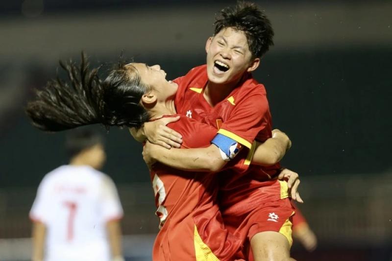 U.19 Việt Nam, Thái Lan thắng ấn tượng ở giải nữ: 2 siêu phẩm tại sân Thống Nhất- Ảnh 6.