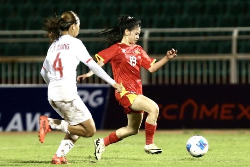 U.19 Việt Nam, Thái Lan thắng ấn tượng ở giải nữ: 2 siêu phẩm tại sân Thống Nhất- Ảnh 2.