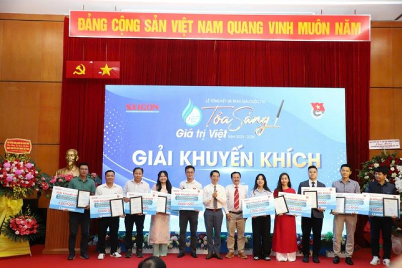 Báo Sài Gòn Giải Phóng trao giải 1 tỉ đồng cuộc thi Tỏa sáng giá trị Việt - Ảnh 1.