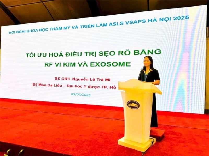 Tối ưu hóa điều trị sẹo rỗ bằng RF vi kim và Exosome- Ảnh 1.