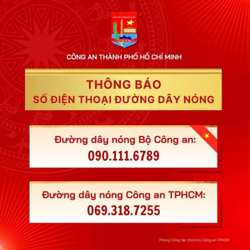 Công an TP.HCM công bố đường dây nóng tiếp nhận phản ánh tiêu cực, tham nhũng- Ảnh 1.