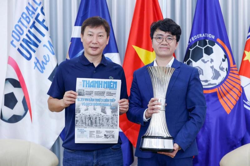 HLV Kim Sang-sik đã ‘thấy’ được bàn thắng của U.23 Việt Nam trước khi Công Phương ghi bàn- Ảnh 2.