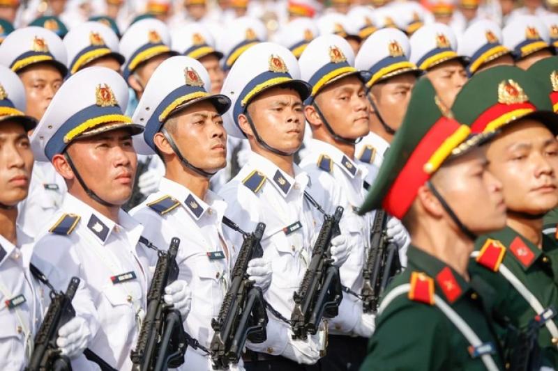 Mãn nhãn buổi diễu binh 15 . 000 Chiến sĩ công an và quân đội hợp luyện - Ảnh 14.