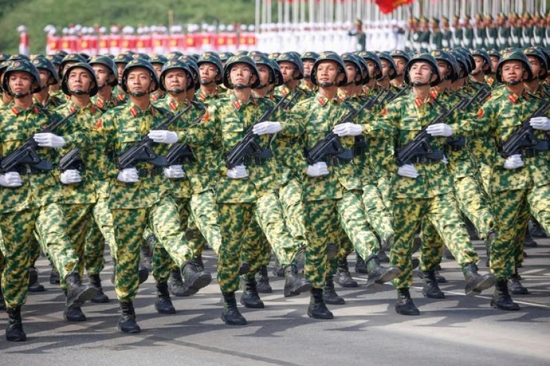 Mãn nhãn buổi diễu binh 15 . 000 Chiến sĩ công an và quân đội hợp luyện - Ảnh 8.