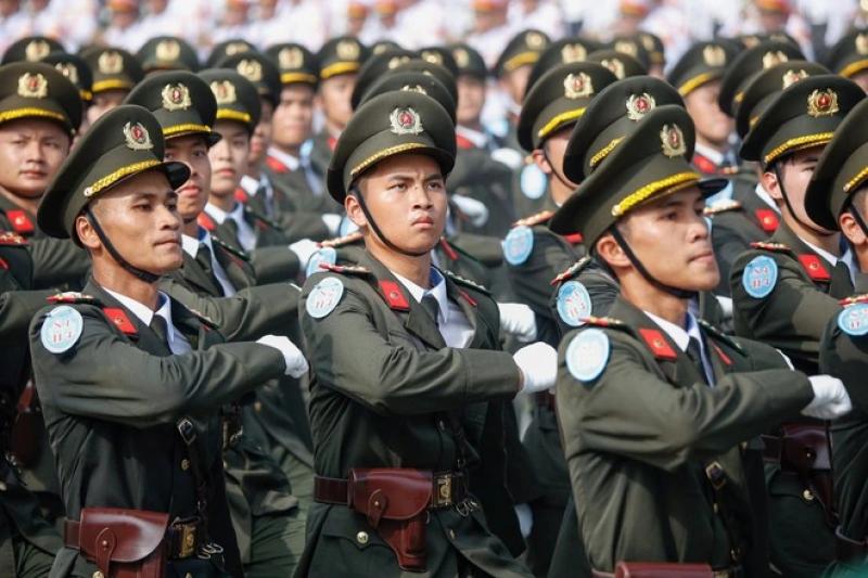 Mãn nhãn buổi diễu binh 15 . 000 Chiến sĩ công an và quân đội hợp luyện - Ảnh 27.