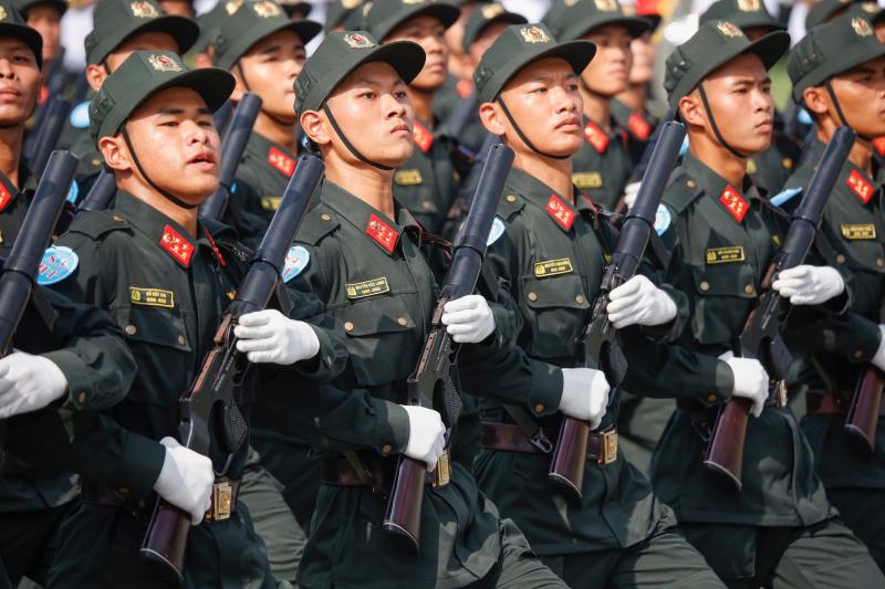 Mãn nhãn buổi diễu binh 15 . 000 Chiến sĩ công an và quân đội hợp luyện - Ảnh 23.