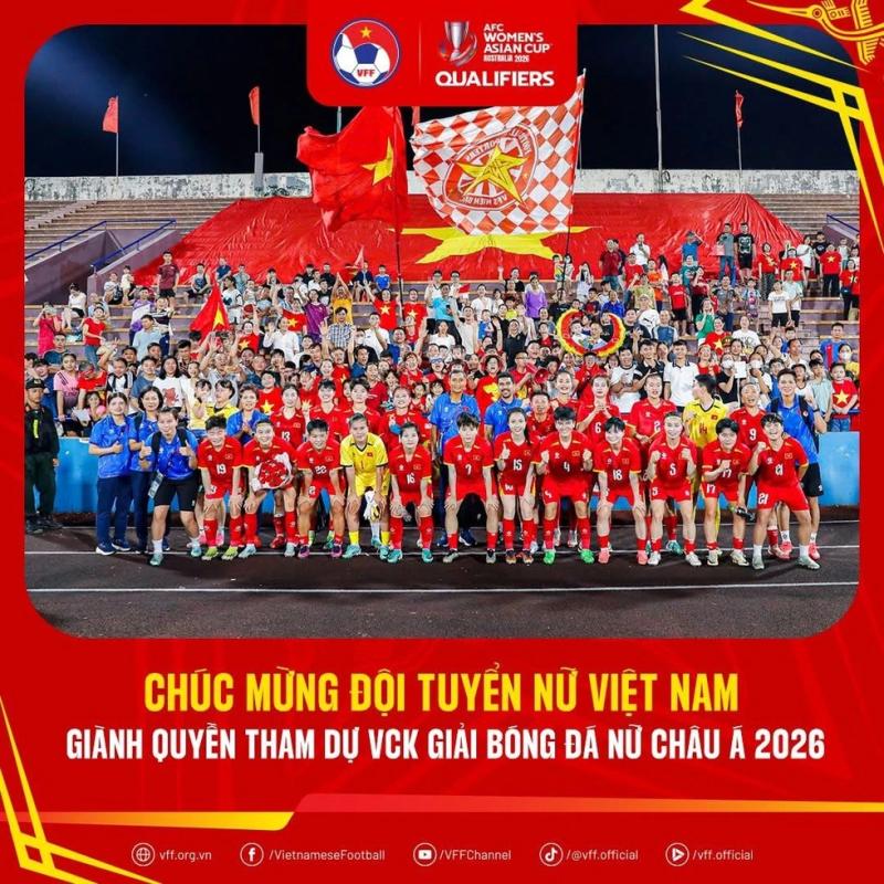 AFC tặng ‘quà đặc biệt’ chúc mừng đội tuyển nữ Việt Nam, ca ngợi VFF và sân Việt Trì- Ảnh 1.