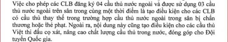 Các CLB bất ngờ ‘quay xe’: Rút đề xuất dùng 4 ngoại binh cùng lúc, thay vào đó là…- Ảnh 1.