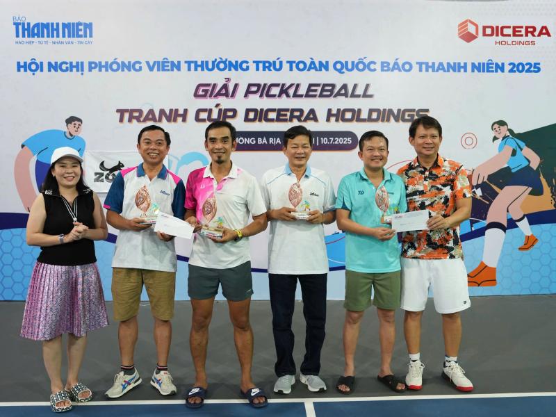 Tranh tài sôi nổi tại giải pickleball tranh cúp DICERA- Ảnh 4.