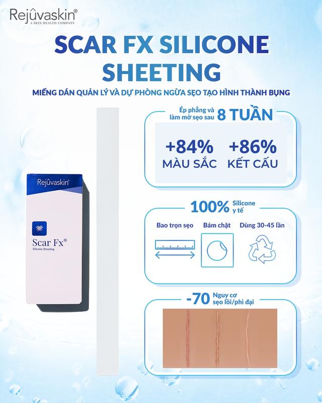 Trợ thủ ngày hậu phẫu – sẹo nhanh lành, nhanh hồi phục với RejuvaSil và Scar FX- Ảnh 3. Trợ thủ ngày hậu phẫu – sẹo nhanh lành, nhanh hồi phục với RejuvaSil và Scar FX- Ảnh 3.