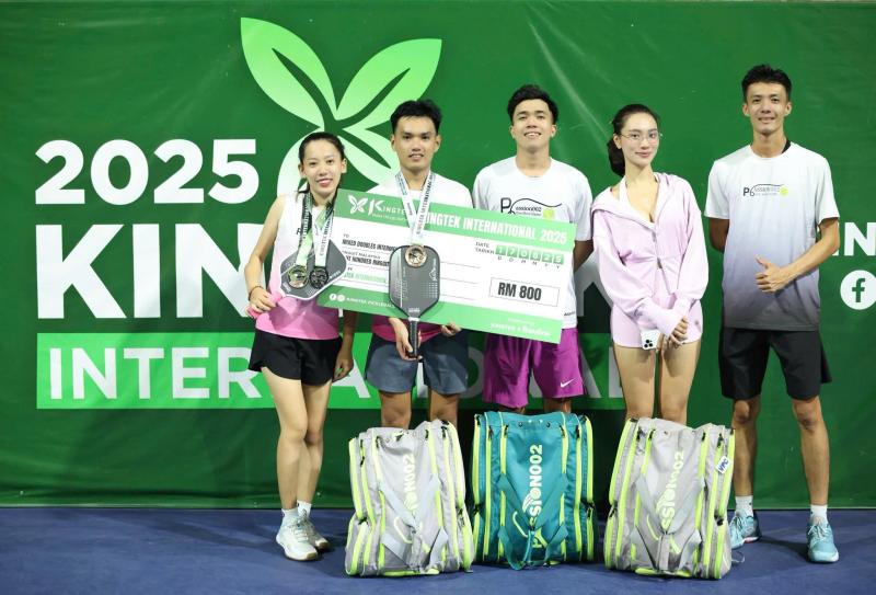 Các tay vợt Việt Nam gây sốt ở giải pickleball Kingtek International 2025- Ảnh 5. Các tay vợt Việt Nam gây sốt ở giải pickleball Kingtek International 2025- Ảnh 5.