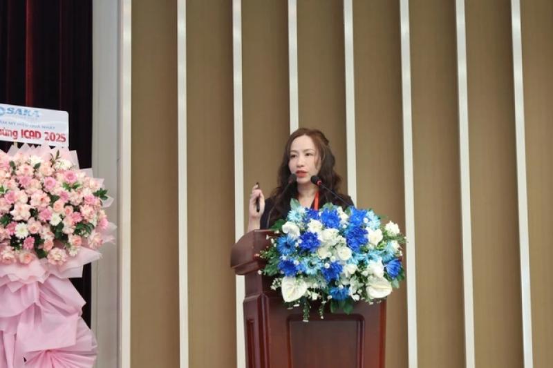 ThS-BS Châu Ngọc Tố Trinh - Dấu ấn chuyên môn tại ICAD Vietnam 2025- Ảnh 1.