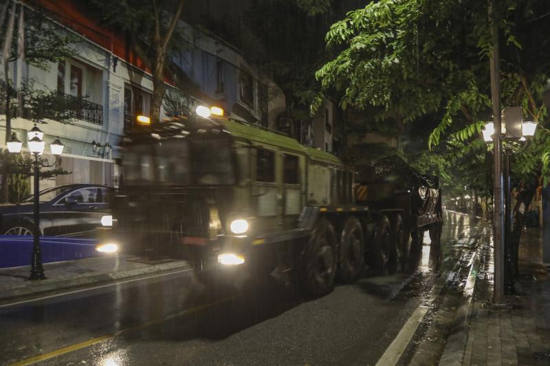 Dàn khí tài tham gia nhiệm vụ A80 tập kết về trung tâm Hà Nội trong đêm - Ảnh 13. Dàn khí tài tham gia nhiệm vụ A80 tập kết về trung tâm Hà Nội trong đêm - Ảnh 13.