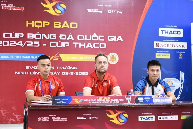 HLV Polking không muốn nhắc đến trận Nam Định từng thua đội CAHN: Siêu cúp hoàn toàn khác- Ảnh 1.