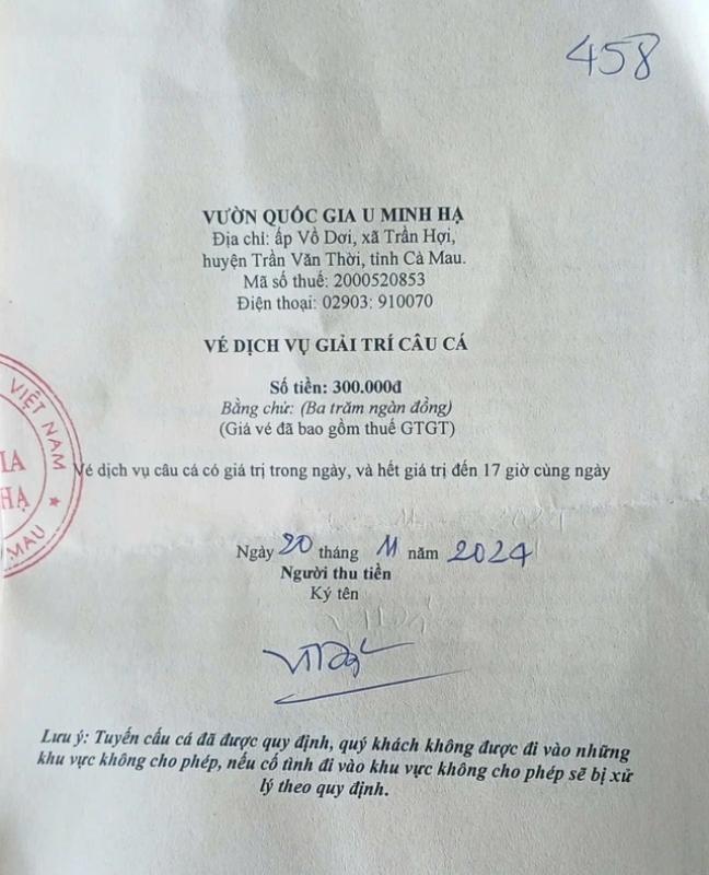 Cà Mau: Thanh tra dịch vụ câu cá tại Vườn quốc gia U Minh Hạ   - Ảnh 1.