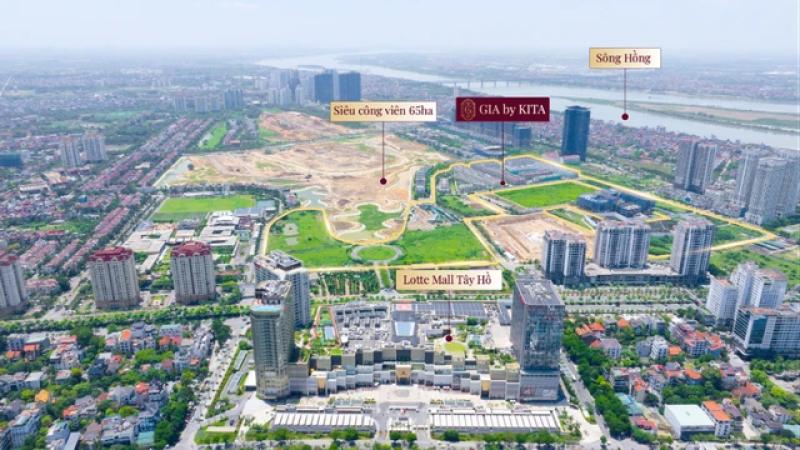 ‘Siết’ quỹ đất ven sông Hồng, GIA by KITA khẳng định vị thế đắt giá - Ảnh 1.