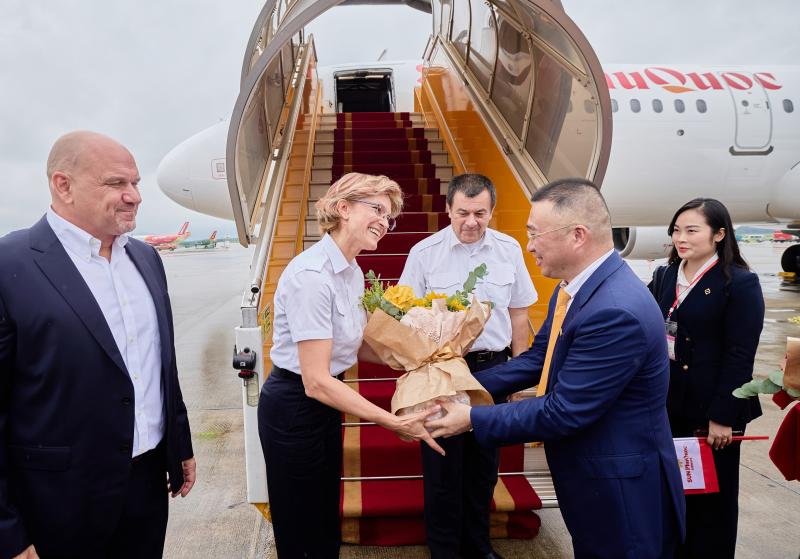 Sun PhuQuoc Airways đón cùng lúc 2 tàu Airbus A321CEO, 'thần tốc' hoàn thiện đội bay - Ảnh 3.