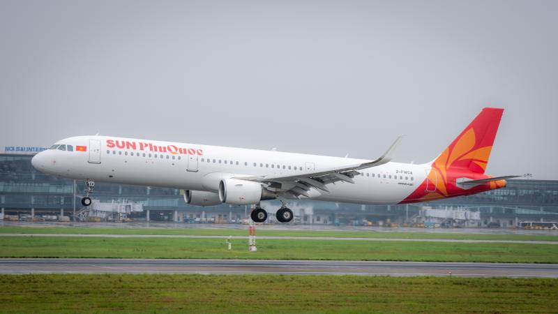 Sun PhuQuoc Airways đón cùng lúc 2 tàu Airbus A321CEO, 'thần tốc' hoàn thiện đội bay - Ảnh 4.