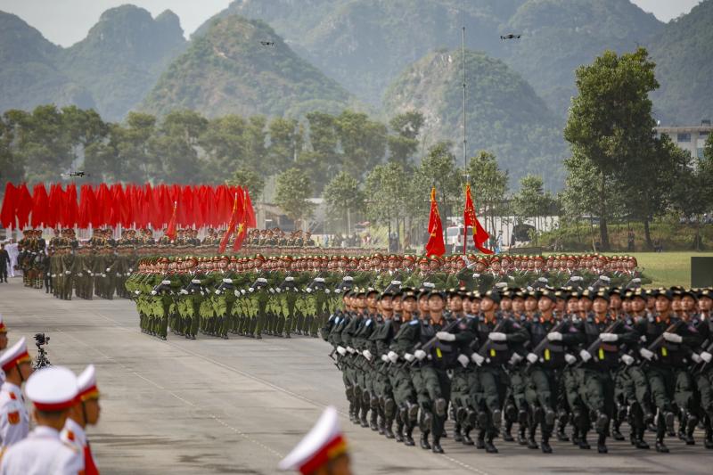Kỵ binh xuất hiện tại buổi hợp luyện nhiệm vụ diễu binh A80- Ảnh 25.
