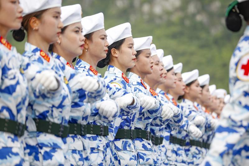Kỵ binh xuất hiện tại buổi hợp luyện nhiệm vụ diễu binh A80- Ảnh 7.