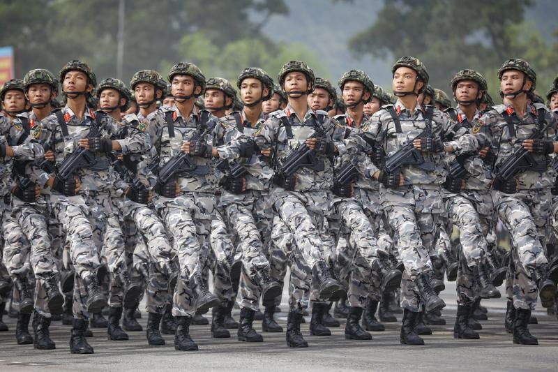 Kỵ binh xuất hiện tại buổi hợp luyện nhiệm vụ diễu binh A80- Ảnh 11.
