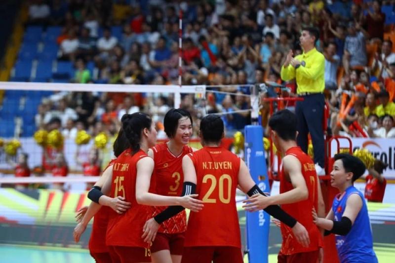 Philippines không thể cản bước đội tuyển bóng chuyền nữ Việt Nam ở chặng 2 SEA V.League- Ảnh 1.