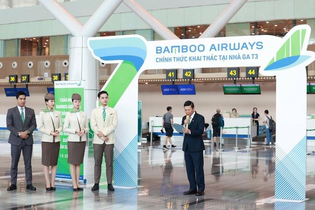 Bamboo Airways 'chuyển nhà' sang T3 đúng ngày sinh nhật 7 tuổi- Ảnh 1. Bamboo Airways 'chuyển nhà' sang T3 đúng ngày sinh nhật 7 tuổi- Ảnh 1.