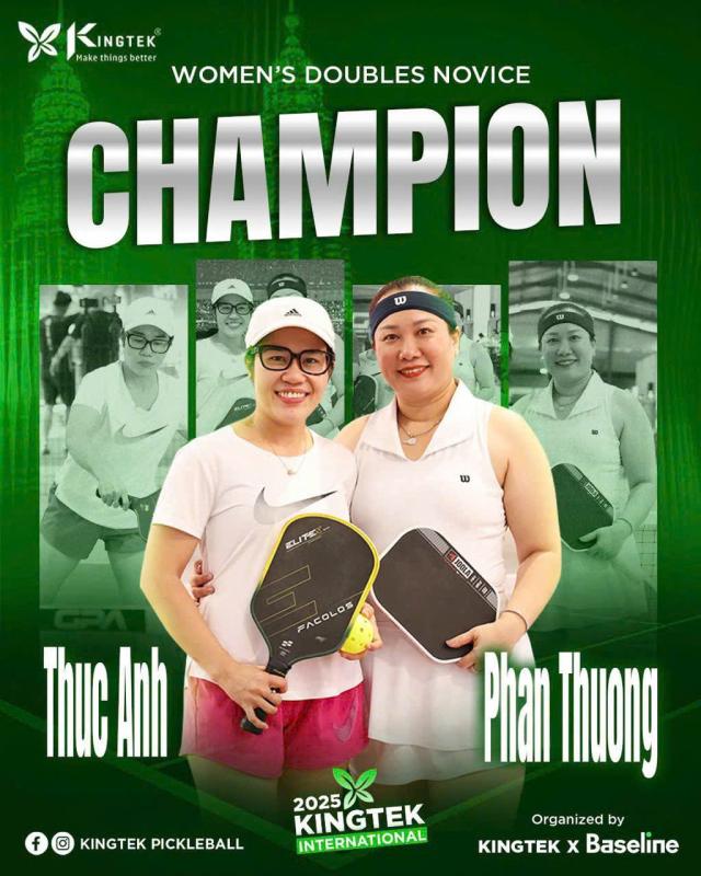 Các tay vợt Việt Nam gây sốt ở giải pickleball Kingtek International 2025- Ảnh 4. Các tay vợt Việt Nam gây sốt ở giải pickleball Kingtek International 2025- Ảnh 4.