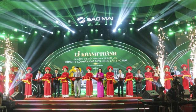 Khánh thành nhà máy chế biến nông sản và dược liệu 500 tỉ đồng- Ảnh 2.