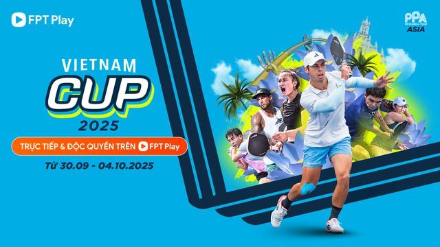 Xem các tay vợt pickleball hàng đầu tranh tài ở PPA Tour Asia - Vietnam Cup 2025 trên kênh nào?- Ảnh 2. Xem các tay vợt pickleball hàng đầu tranh tài ở PPA Tour Asia - Vietnam Cup 2025 trên kênh nào?- Ảnh 2.