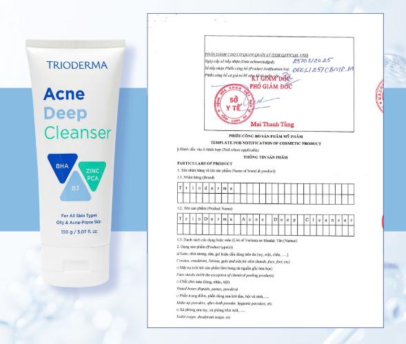 Review sữa rửa mặt Trioderma Acne Deep Cleanser có giúp sạch sâu, hỗ trợ giảm mụn?- Ảnh 8. Review sữa rửa mặt Trioderma Acne Deep Cleanser có giúp sạch sâu, hỗ trợ giảm mụn?- Ảnh 8.