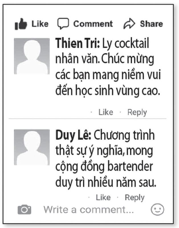 Bartender Nguyễn Phú Cường tổ chức bán cocktail gây qũy tặng máy tính cho trường miền núi - Ảnh 4. Bartender Nguyễn Phú Cường tổ chức bán cocktail gây qũy tặng máy tính cho trường miền núi - Ảnh 4.