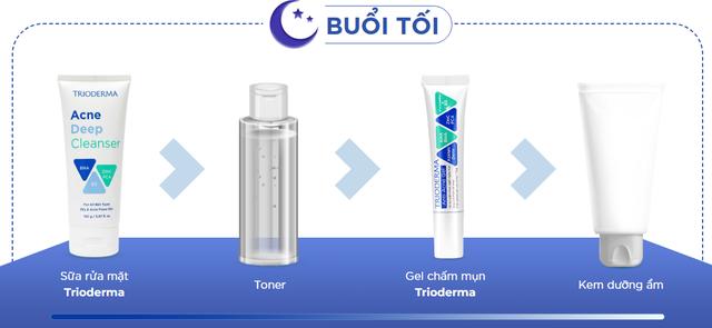 Gợi ý các bước chăm sóc da mụn với Trioderma chuẩn chuyên gia da láng mịn - Ảnh 10.