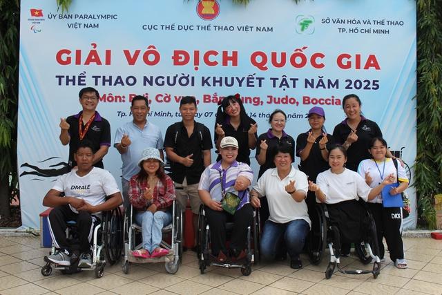 SV07 hỗ trợ người khuyết tật tại giải Thể thao toàn quốc ở TP . HCM - Ảnh 1. SV07 hỗ trợ người khuyết tật tại giải Thể thao toàn quốc ở TP . HCM - Ảnh 1.
