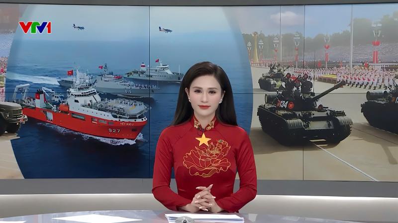 Nhan sắc nữ biên tập viên dẫn bản tin thời sự VTV- Ảnh 1.